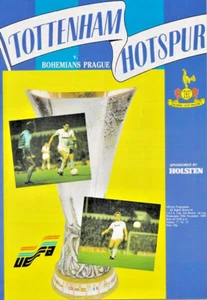 TOTTENHAM HOTSPUR v BOHEMIANS PRAGUE UEFA CUP 3RD ROUND 1ST LEG 1984/85 - Picture 1 of 1