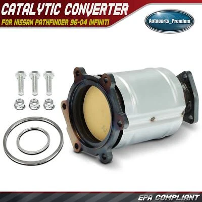 Front Left LH Catalytic Converter for Nissan Pathfinder 96-04 INFINITI QX4 97-03 - Image 1 of 4