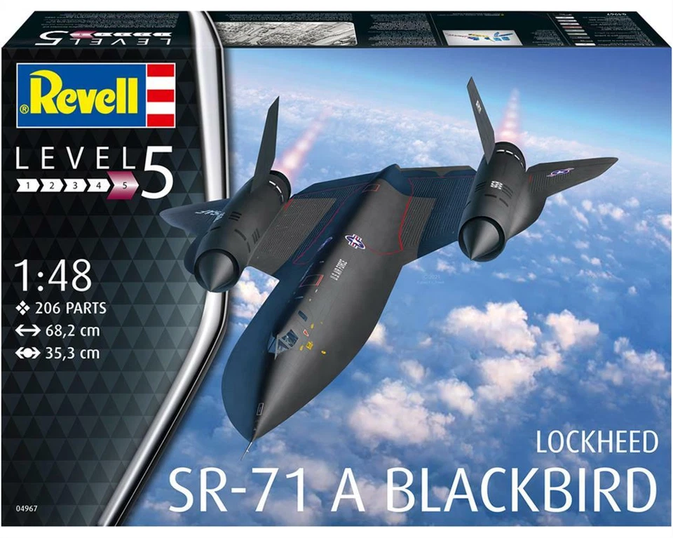 Revell | 1/48 Model Kit - Lockheed SR-71 A Blackbird - Immagine 1 di 1