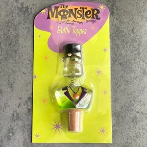 Vintage Halloween Wackelkopf Korken Wein Flaschenverschluss Frankenstein Monster Loung - Bild 1 von 3