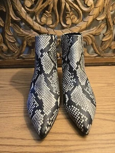 Circus by Sam Edelman Womens Kirby Cashmere Snake Print Booties Shoes Sz 8.5 M - Picture 1 of 8