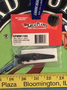 Great Planes GPMM1165: 76mm Double Sided Servo Arm W/Adapters NewInPack🇺🇸Shipp - Picture 1 of 2