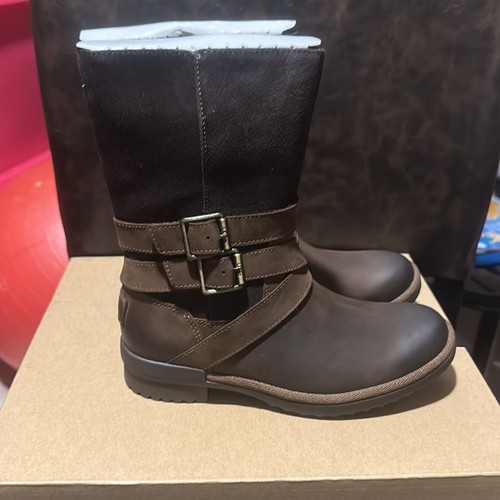 Stivaletto impermeabile UGG Lorna: MARRONE: NUOVO CON SCATOLA: TAGLIA 5