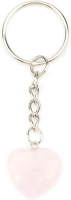 Heilsteine Kristalle Herz Schlüsselanhänger Edelstein Chakra Meditation - Bild 1 von 4