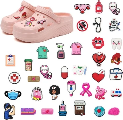 LITHYC Crocs Anstecker Medizin, Crocs ZubehöR, Schuhdekoration, Lustige