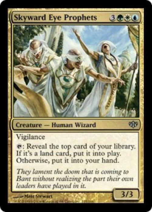 Skyward Eye Prophets -Foil Medium Play MTG Conflux - Image 1 of 1