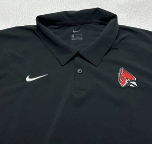 Ball State University Nike Polo Dri Fit Basketball Football Golf Shirt Men’s XL - Picture 1 of 8