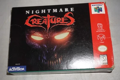 Nightmare Creatures (Nintendo 64 N64) Complete in Box CIB - Image 1 of 4