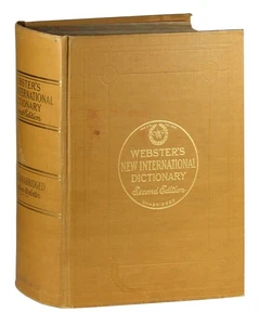 Webster's New International Dictionary Second Edition 1958 Unabridged HC - Picture 1 of 12