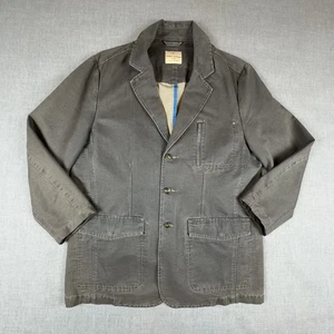 Tommy Bahama Jeans Blazer Mens Medium Gray Workwear Chore Jacket 113-TD5605 - Picture 1 of 13