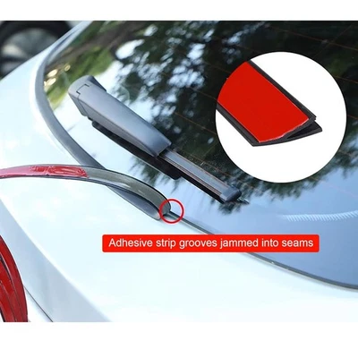 For Subaru Hatchback Car Rear Windshield Weather Strip Seal Y-Shape EPDM Rubber - Image 1 of 4
