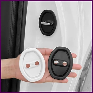 4pcs Car Door Lock Protection Pads Door Shock Absorbing Cushion Mats Thicken - Foto 1 di 27