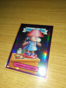 Topps Chrome 4 Garbage Pail Kids GPK Purple Turned-on TARA Parallel Hit - Picture 1 of 2