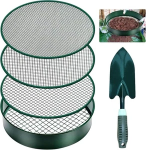Soil Sifter, 11.8" Fine Mesh Stainless Steel Sifter for Gardening,... - Picture 1 of 6