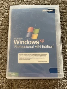 Windows XP Professional 64 bit Version CD w/ Key - Photo 1/5