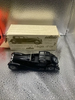 Car Solido Bugatti Royale Type 41 1930 Esc 1:21 Model Car Miniature. Great - Image 1 of 4