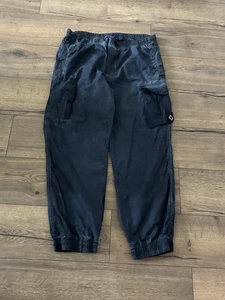 MA.Strum Blue Washed Look Cargo Trousers SIZE XXL WAIST 36/30 B4 36” Plus Waist - Picture 1 of 5