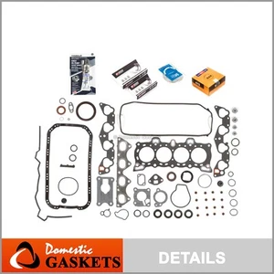 Engine Re-Ring Kit Fit 88-91 Honda CRX Civic 1.6 SOHC D16A6 - Picture 1 of 12
