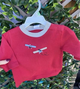 NWT New Gymboree Airplane Shirt Top  3 6 Months - Picture 1 of 2