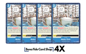 4X One Piece Card Game Moby Dick OP08-056 Common NM Playset 4x - Picture 1 of 2