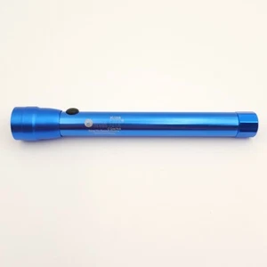 Vintage Metal Blue Flashlight Great Neck Great Lite 3202B Tools Tested Works EUC - Picture 1 of 10