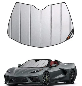 Pigenius Deluxe Windshield Sun Shade for 2020-2025 Chevrolet Corvette C8 SS154  - Picture 1 of 11