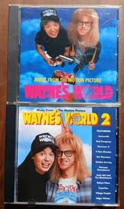 Wayne's World 1 + 2 Soundtrack OST CD Reprise 1993 Music From The Motion Picture - Bild 1 von 2