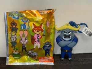 Monogram Disney Zootopia 2 Chief Bogo 3D Foam Bag Clip Keychain - Picture 1 of 1