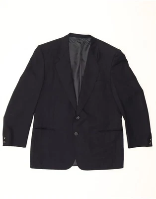 MISSONI Mens 2 Button Blazer Jacket IT 52 XL Navy Blue Wool MW05 - Image 1 of 3