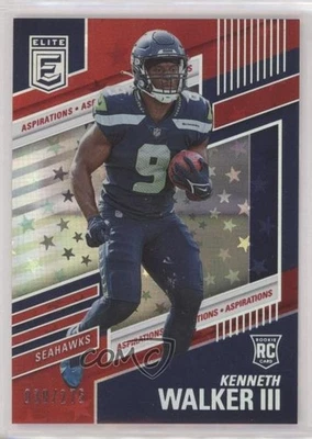 2022 Donruss Elite Rookies Aspirations Stars /275 Kenneth Walker III Rookie RC - Image 1 of 2