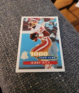 1996 Topps Football Jerry Rice 1000 Yard Club #241 San Francisco 49ers - Picture 1 of 2