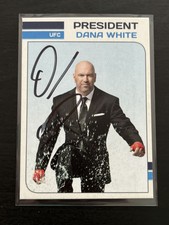 Dana White Auto Autograph Signsture Card MMA Mogul UFC President