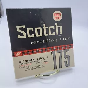 NEW -Scotch Magnetic Tape 175 Heavy Duty Tenzar -1/4 inch x 1200 feet on 7” reel - Picture 1 of 7