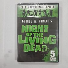 Night of the Living Dead: Includes 5 Bonus Movies (Dvd)~Cult Horror new