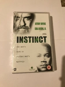 INSTINCT {1999, ANTHONY HOPKINS} ORIGINAL EX-RENTAL BIG BOX VHS. NEW & SEALED!!! - Picture 1 of 3