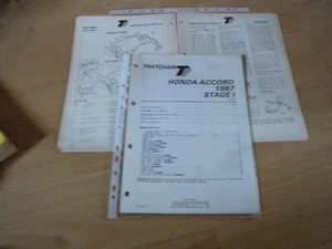 Manual de reparación de carrocería Honda Accord inc Aerodeck - 1987 raro manual Thatcham Mira - Imagen 1 de 1