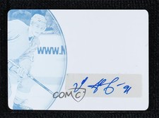 2015 Leaf Signature Series MVPs Printing Plate Cyan 1/1 Sergei Fedorov Auto 7ez