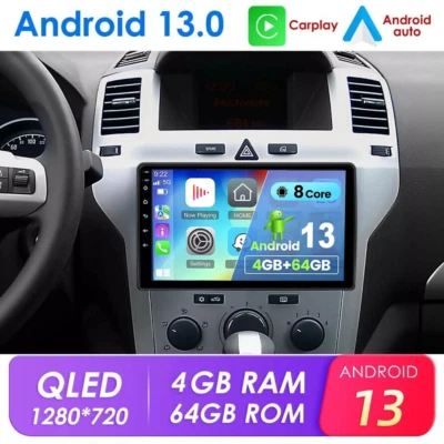 4+64G Für Opel Astra H Zafira B 2005-2014 Android 13 Autoradio GPS Navi Carplay - Bild 1 von 4