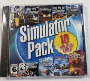 NEW SIMULATOR PACK 10 Simulator Computer Games PC DVD-ROM Software Sealed READ - Picture 1 of 2