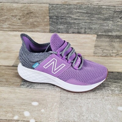 New Balance Fresh Foam Roav Shoe Womens 5 D Running Athletic Purple Gray Sneaker - Image 1 of 4