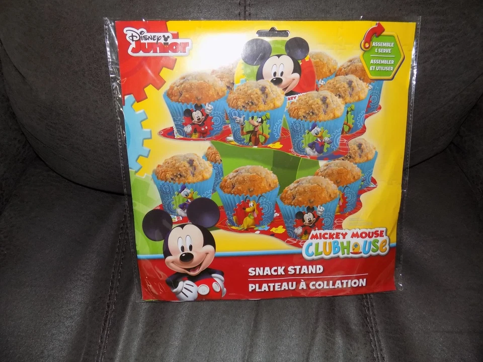 Disney Mickey Mouse Clubhouse 2 Tier Cupcake Snack Stand