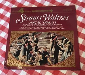 Strauss Waltzes Vinyl Record Vintage Antal Dorati London Philharmonic Orchestra  - Picture 1 of 5