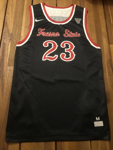 Nike Fresno State Bulldogs Gameworn Team Issued Basketball Jersey M PE Player Cover