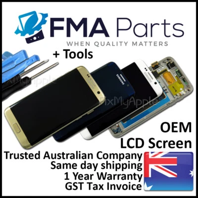 Samsung Galaxy S7 G930 Edge G935 LCD Touch Screen Digitizer Assembly Replacement - Image 1 of 2