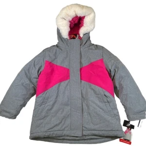 NWT ZeroXposur 3 in 1 Coat/Jacket Childrens Size 7/8 Gray/Pink MSRP$140 - Picture 1 of 10