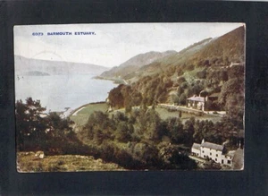 F0184 UK Barmouth Estuary PU1919 vintage postcard - Picture 1 of 2
