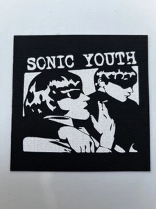 Parche de tela Sonic Youth coser en insignia roca 4" X 4" (CP371) - Imagen 1 de 1