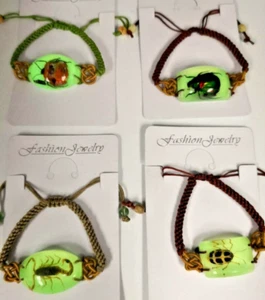NUEVO COLGANTE REAL DE ESCORPIÓN INSECTO E INSECTO PULSERA Brillo en la oscuridad joyería EE. UU. - Imagen 1 de 19