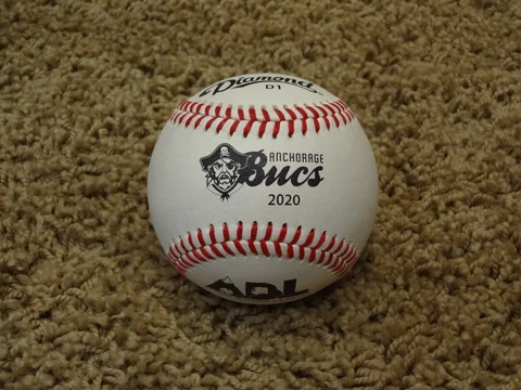 UNIQUE 2020 Diamond ABL Alaska Baseball League~Anchorage Bucs~BRAND NEW BALL Cover