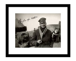 Douglas MacArthur 8x10 Signed photo print young soldier autographed Army WWII - Picture 1 of 2
